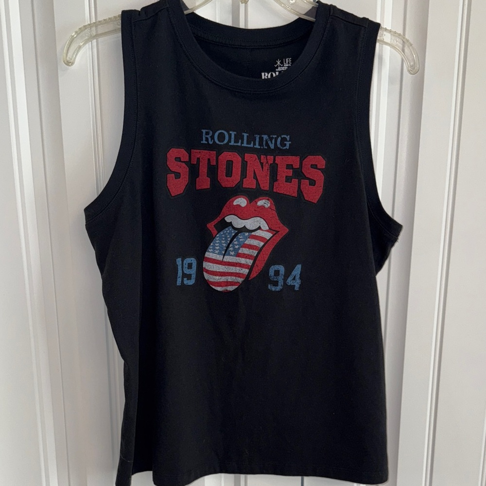 Rolling Stones Black Tank Top